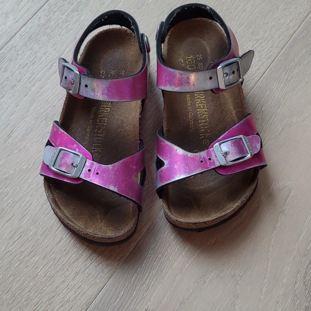 Girls Pink Birkenstock Sandals